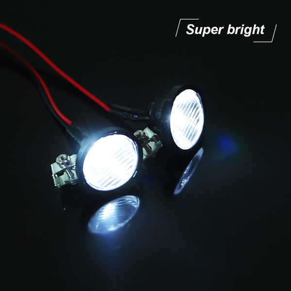 RC Car Round LED Lights Headlights Spotlight for 1/10 RC Crawler Axial –  JTeamhobbies