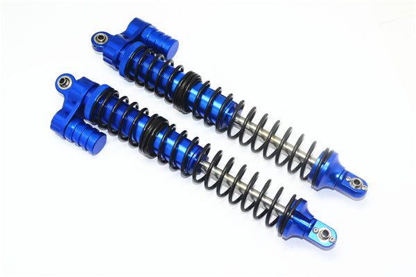 HPI Baja 5B RTR, 5B SS, 5T Aluminum Rear L-Shape Dampers Adjustable Design With Piggy Back Length 208mm - 1Pr Blue