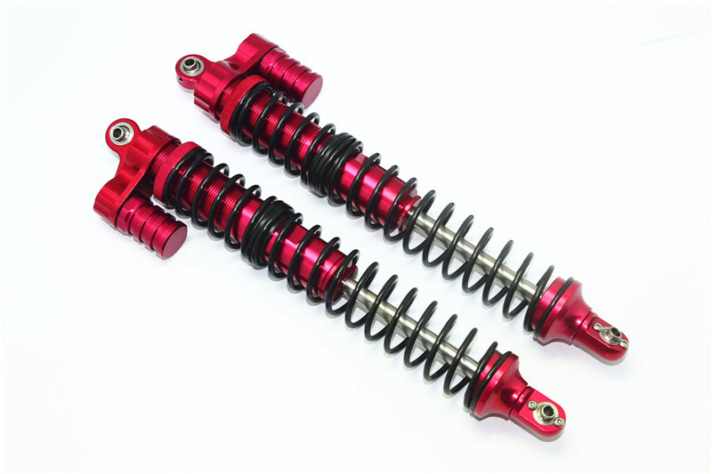 HPI Baja 5B RTR, 5B SS, 5T Aluminum Rear L-Shape Dampers Adjustable Design With Piggy Back Length 208mm - 1Pr Red