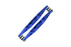 Aluminum 7075 Alloy Rear Lower Trailing Arms For LOSI 1:10 Baja Rey / Rock Rey / Hammer Rey U4 / Baja Rey 2.0 4x4 Upgrades - Blue