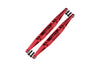 Aluminum 7075 Alloy Rear Lower Trailing Arms For LOSI 1:10 Baja Rey / Rock Rey / Hammer Rey U4 / Baja Rey 2.0 4x4 Upgrades - Red