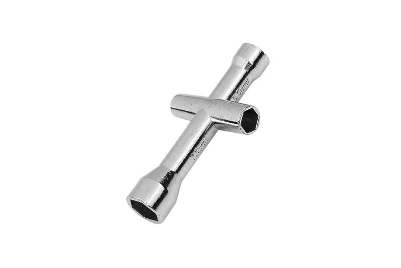 Cross Wrench (Dimension Of Holes Of 4mm, 5mm, 5.5mm, 7mm) - 1Pc