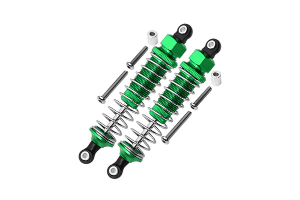 Tamiya DT-03 Aluminum Rear Adjustable Plastic Ball Top 90mm Damper - 1Pr Set Green