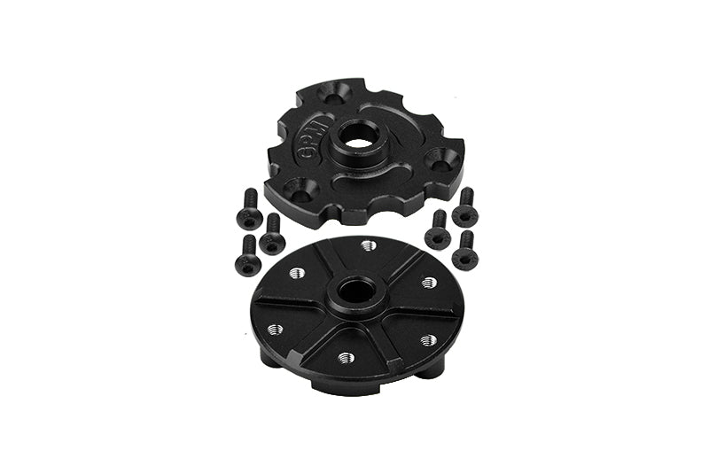 Aluminum 7075 Alloy Transmission Cush Drive Housing For Traxxas 1:10 E-Revo VXL Brushless / 4WD Maxx / WideMAXX / 1:8 Maxx Slash 6S / 1:5 X Maxx 8S / XRT 8S / X Maxx Ultimate / XRT Ultimate - Black