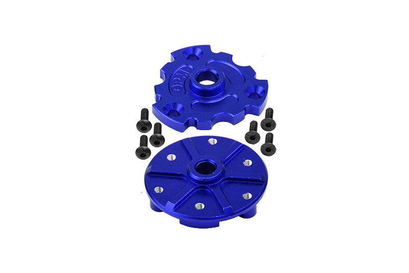 Aluminum 7075 Alloy Transmission Cush Drive Housing For Traxxas 1:10 E-Revo VXL Brushless / 4WD Maxx / WideMAXX / 1:8 Maxx Slash 6S / 1:5 X Maxx 8S / XRT 8S / X Maxx Ultimate / XRT Ultimate - Blue