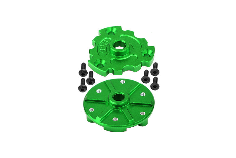 Aluminum 7075 Alloy Transmission Cush Drive Housing For Traxxas 1:10 E-Revo VXL Brushless / 4WD Maxx / WideMAXX / 1:8 Maxx Slash 6S / 1:5 X Maxx 8S / XRT 8S / X Maxx Ultimate / XRT Ultimate - Green