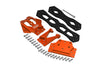 Losi 1/10 Lasernut U4 Tenacity LOS03028 Aluminium Alloy + Carbon Fiber Sub Chassis - 32Pc Set Orange