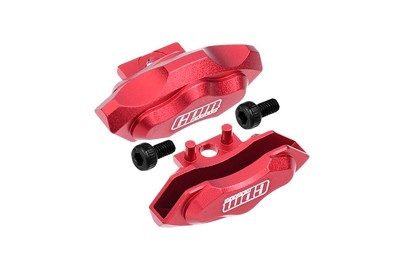 Aluminum Front Or Rear Brake Caliper For 1/10 Traxxas Ford GT 4-Tec 2.0 83056-4 / 4-Tec 3.0 93054-4 - 1Pr Set Red