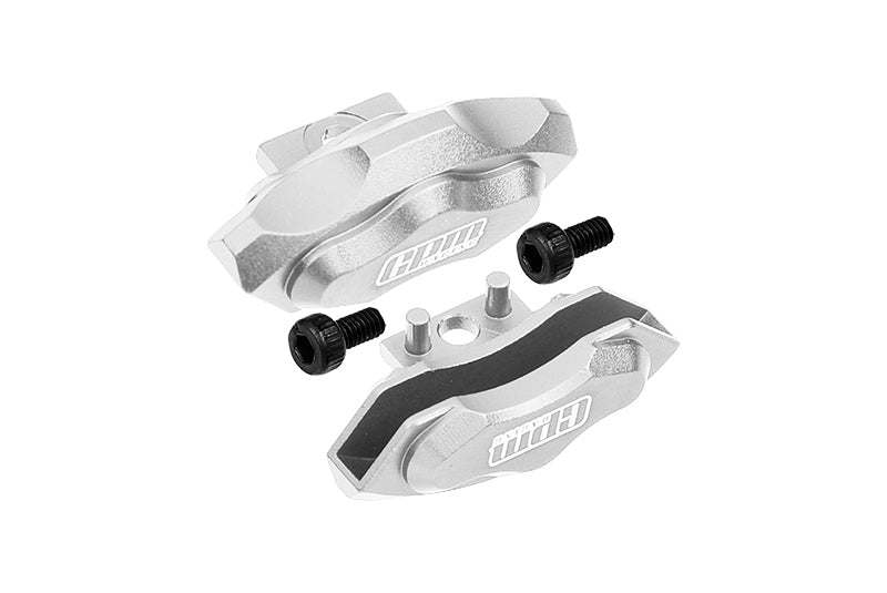 Aluminum Front Or Rear Brake Caliper For 1/10 Traxxas Ford GT 4-Tec 2.0 83056-4 / 4-Tec 3.0 93054-4 - 1Pr Set Silver