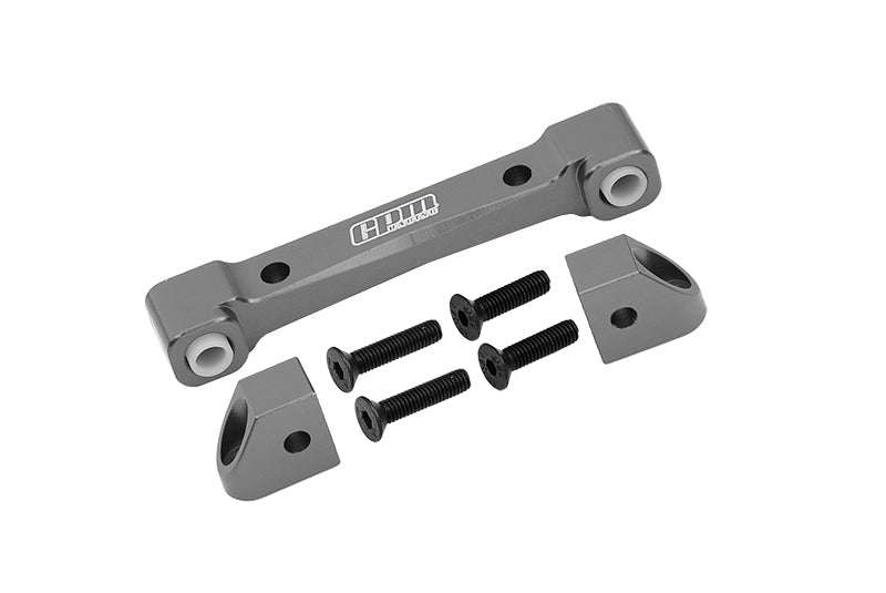 Aluminum Front Lower Suspension Mount For 1/10 Traxxas Ford GT 4-Tec 2.0 83056-4 / 4-Tec 3.0 93054-4 - 1 Set Gray Silver