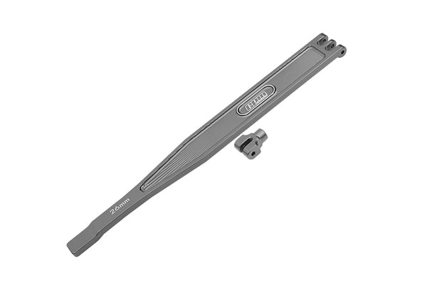 Aluminum Battery Hold-Down Plate For 1/10 Traxxas 4-Tec 3.0 Corvette Stingray 93054-4 - 2Pc Set Gray Silver