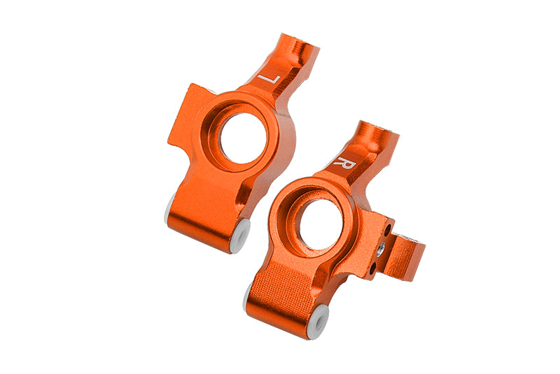 Aluminum Rear Knuckle Arm For 1/10 Traxxas Ford GT 4-Tec 2.0 83056-4 / 4-Tec 3.0 93054-4 - 2Pc Set Orange