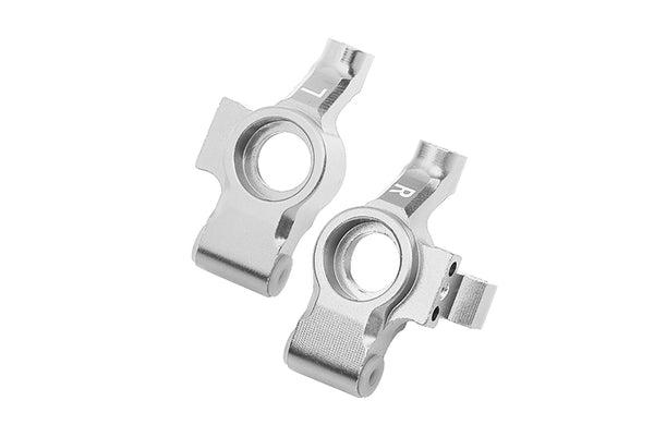 Aluminum Rear Knuckle Arm For 1/10 Traxxas Ford GT 4-Tec 2.0 83056-4 / 4-Tec 3.0 93054-4 - 2Pc Set Silver