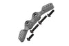 Aluminum Front Shock Tower For 1/10 Traxxas Ford GT 4-Tec 2.0 83056-4 / 4-Tec 3.0 93054-4 - 1Pc Set Gray Silver