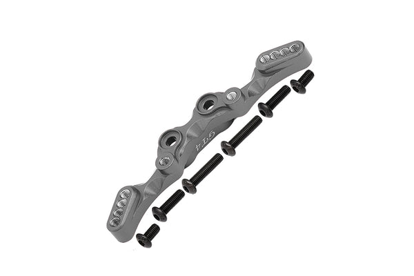 Aluminum Rear Shock Tower For 1/10 Traxxas Ford GT 4-Tec 2.0 83056-4 / 4-Tec 3.0 93054-4 - 1Pc Set Gray Silver