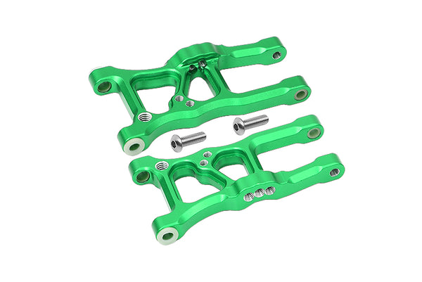 Aluminum Front Suspension Arms For 1/10 Traxxas Ford GT 4-Tec 2.0 83056-4 / 4-Tec 3.0 93054-4 - 1Pr Set Green