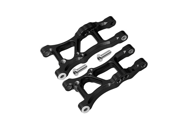 Aluminum Rear Suspension Arms For 1/10 Traxxas Ford GT 4-Tec 2.0 83056-4 / 4-Tec 3.0 93054-4 - 1Pr Set Black