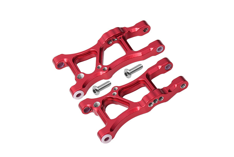 Aluminum Rear Suspension Arms For 1/10 Traxxas Ford GT 4-Tec 2.0 83056-4 / 4-Tec 3.0 93054-4 - 1Pr Set Red