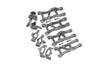 Traxxas Ford GT 4-Tec 2.0 (83056-4) Aluminum Front Lower Arms, Rear Lower Arms, Front+Rear Knuckle Arms, Front C Hubs Combo Packs - 18Pc Set Gray Silver