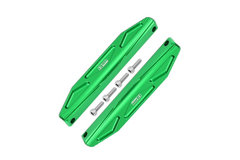 Traxxas Hoss 4X4 VXL (90076-4) Aluminum Chassis Nerf Bars - 6Pc Set Green