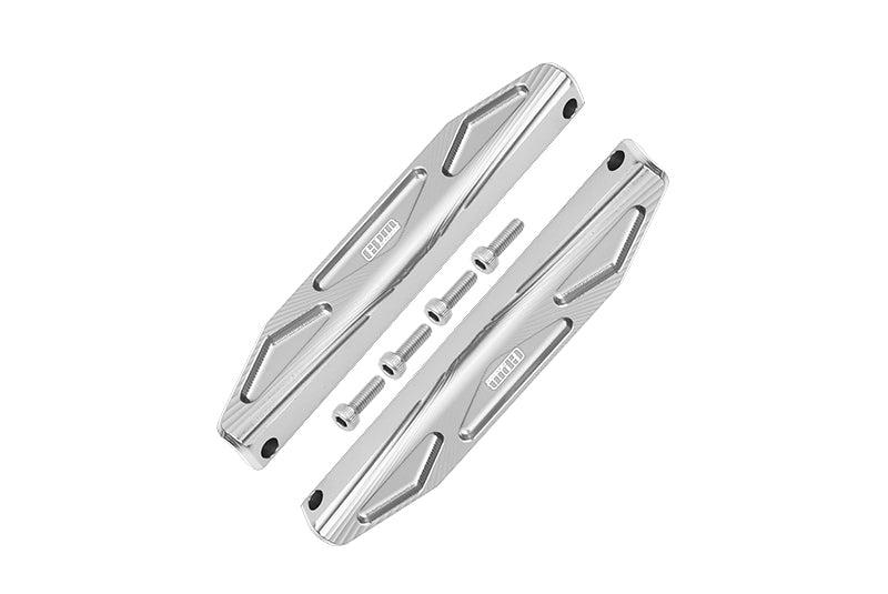 Traxxas Hoss 4X4 VXL (90076-4) Aluminum Chassis Nerf Bars - 6Pc Set Silver