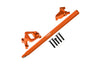 Aluminum Center Brace Bar & Mount For 1/10 Traxxas HOSS 4X4 VXL 90076-4 - 11Pc Set Orange