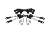 Aluminum Rear Tie Rods With Stabilizer For 1/10 Traxxas HOSS 4X4 VXL 90076-4 - 13Pc Set Black