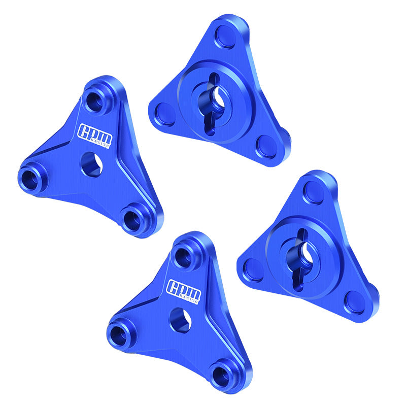 Aluminum 7075 Alloy Wheel Hexes For Tamiya 58737 Hotshot II 2024 Off-Road 4WD RC Car Upgrade Parts - Blue