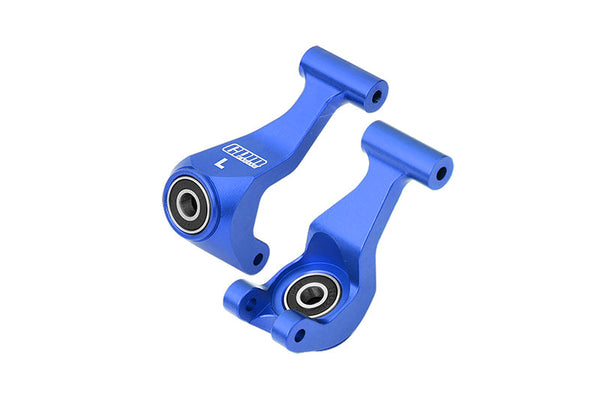 Aluminum 7075 Alloy Rear Knuckle Arm (Larger Inner Bearings) For Tamiya 58737 Hotshot II 2024 Off-Road 4WD RC Car Upgrade Parts - Blue