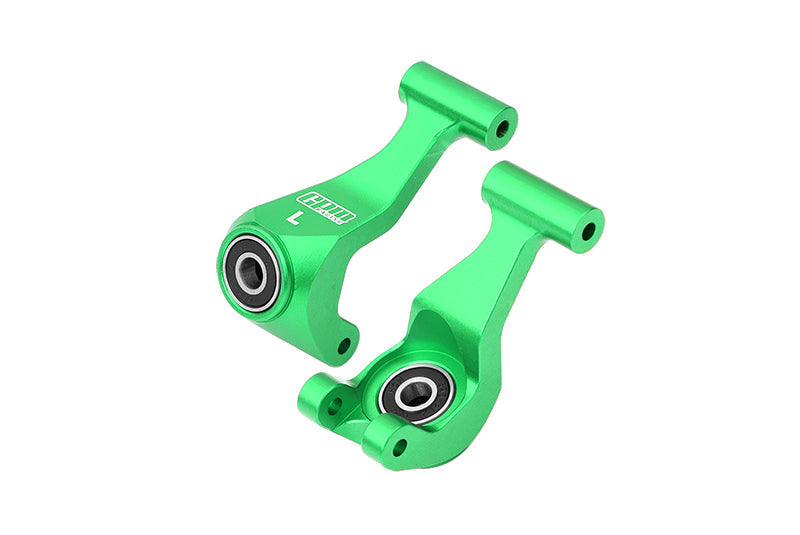 Aluminum 7075 Alloy Rear Knuckle Arm (Larger Inner Bearings) For Tamiya 58737 Hotshot II 2024 Off-Road 4WD RC Car Upgrade Parts - Green