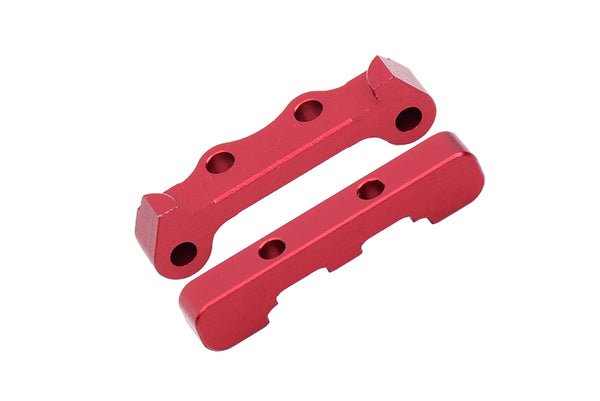 Losi 1/18 Mini-T 2.0 2WD Stadium Truck Aluminum Rear Lower Suspension Arm Mount - 2Pc Set Red