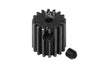 Losi 1/18 Mini-T 2.0 2WD Stadium Truck Harden Steel #45 16T Pinion Gear - 2Pc Set Black