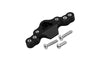 Losi 1/18 Mini-T 2.0 2WD Stadium Truck Aluminum Stabilizing Mount For Front Upper Arm Tie Rods - 1Pc Set Black