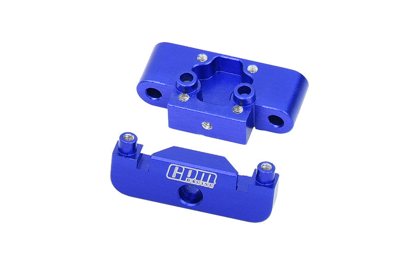 Aluminum 7075 Alloy Front Bulkhead For LOSI 1/24 Micro-B 2WD Buggy RTR-LOS00007 Upgrades - Blue