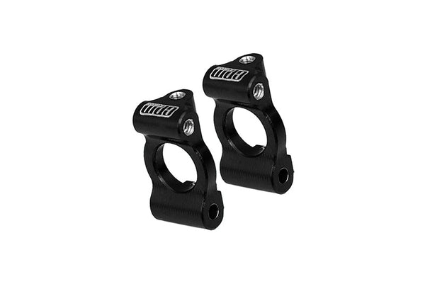 Aluminum 7075 Alloy Front Caster Blocks For LOSI 1/24 Micro-B 2WD Buggy RTR-LOS00007 Upgrade Parts - Black