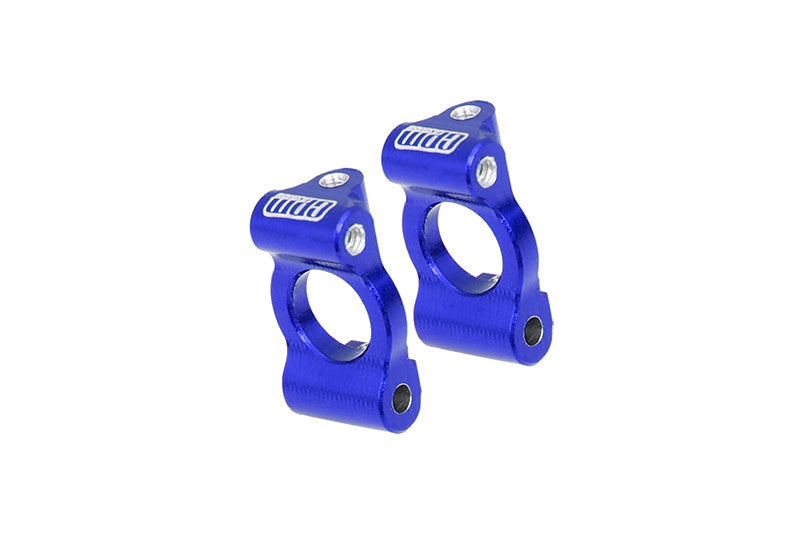 Aluminum 7075 Alloy Front Caster Blocks For LOSI 1/24 Micro-B 2WD Buggy RTR-LOS00007 Upgrade Parts - Blue