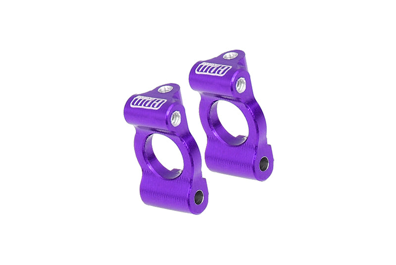 Aluminum 7075 Alloy Front Caster Blocks For LOSI 1/24 Micro-B 2WD Buggy RTR-LOS00007 Upgrade Parts - Purple