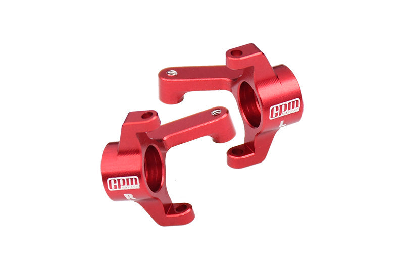 Aluminum 7075 Alloy Front Spindles For LOSI 1/24 Micro-B 2WD Buggy RTR-LOS00007 Upgrade Parts - Red