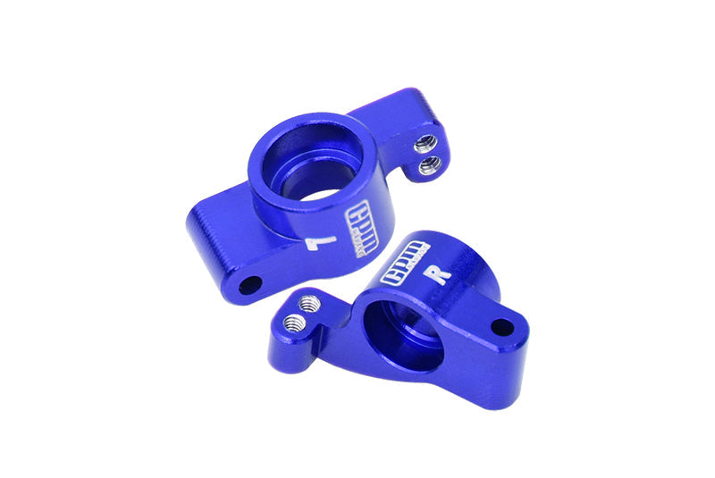 Aluminum 7075 Alloy Rear Hubs For LOSI 1/24 Micro-B 2WD Buggy RTR-LOS00007 Upgrade Parts - Blue