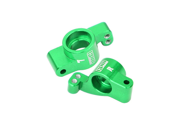 Aluminum 7075 Alloy Rear Hubs For LOSI 1/24 Micro-B 2WD Buggy RTR-LOS00007 Upgrade Parts - Green