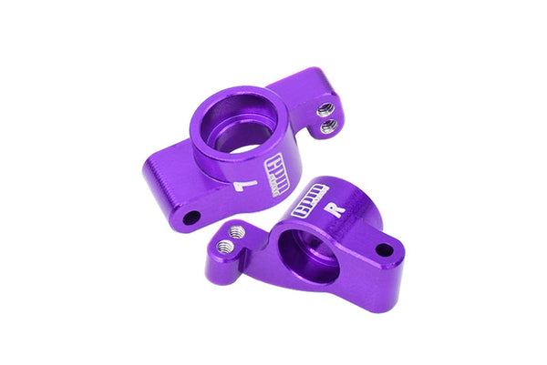 Aluminum 7075 Alloy Rear Hubs For LOSI 1/24 Micro-B 2WD Buggy RTR-LOS00007 Upgrade Parts - Purple