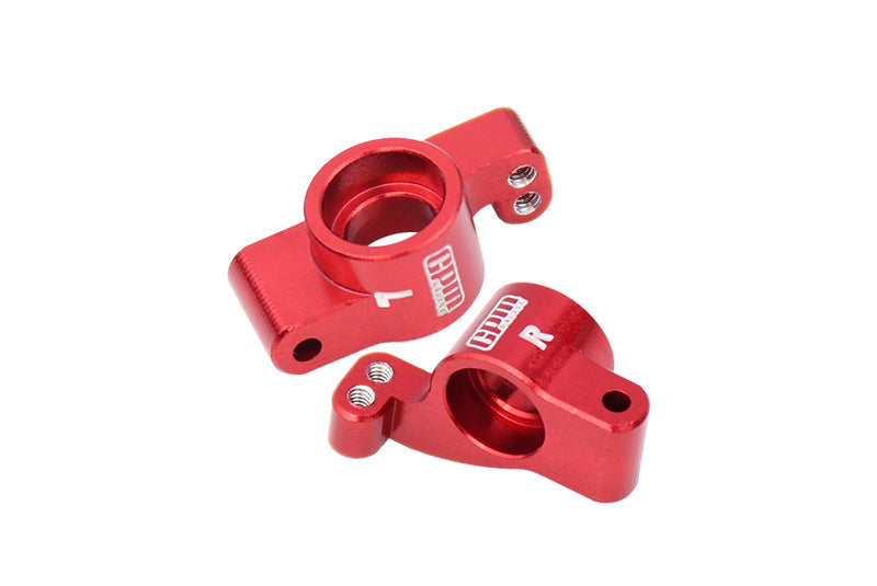 Aluminum 7075 Alloy Rear Hubs For LOSI 1/24 Micro-B 2WD Buggy RTR-LOS00007 Upgrade Parts - Red