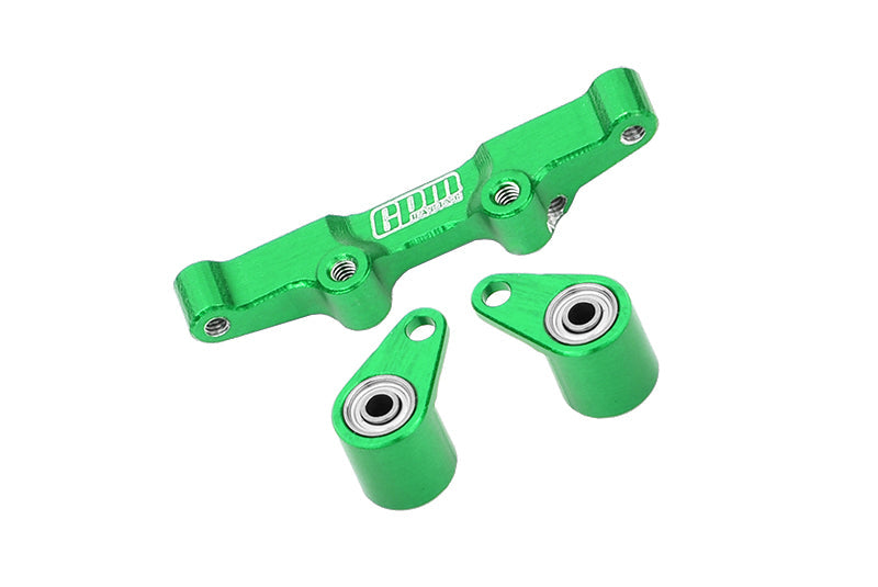 Aluminum 7075 Alloy Steering Rack For LOSI 1/24 Micro-B 2WD Buggy RTR-LOS00007 Upgrade Parts - Green