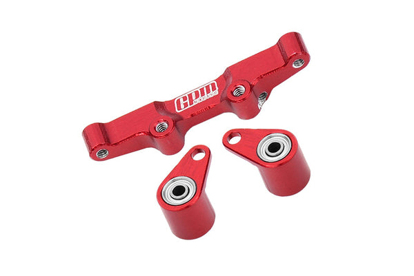 Aluminum 7075 Alloy Steering Rack For LOSI 1/24 Micro-B 2WD Buggy RTR-LOS00007 Upgrade Parts - Red