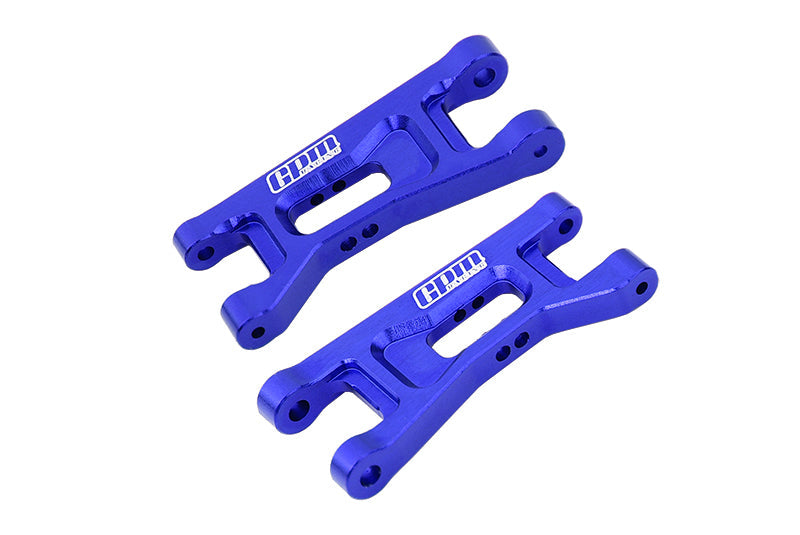 Aluminum 7075 Alloy Front Lower Arms For LOSI 1/24 Micro-B 2WD Buggy RTR-LOS00007 Upgrade Parts - Blue