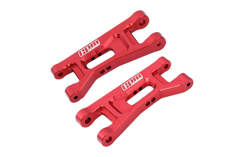 Aluminum 7075 Alloy Front Lower Arms For LOSI 1/24 Micro-B 2WD Buggy RTR-LOS00007 Upgrade Parts - Red