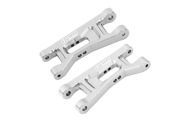 Aluminum 7075 Alloy Front Lower Arms For LOSI 1/24 Micro-B 2WD Buggy RTR-LOS00007 Upgrade Parts - Silver