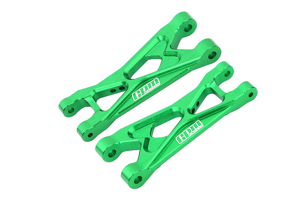 Aluminum 7075 Alloy Rear Lower Arms For LOSI 1/24 Micro-B 2WD Buggy RTR-LOS00007 Upgrade Parts - Green