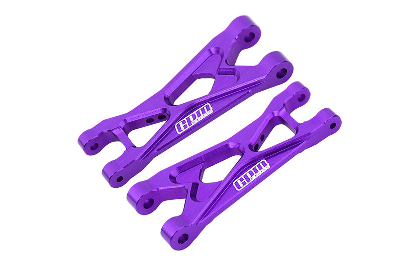 Aluminum 7075 Alloy Rear Lower Arms For LOSI 1/24 Micro-B 2WD Buggy RTR-LOS00007 Upgrade Parts - Purple