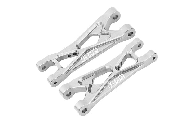 Aluminum 7075 Alloy Rear Lower Arms For LOSI 1/24 Micro-B 2WD Buggy RTR-LOS00007 Upgrade Parts - Silver